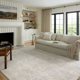 Loloi Kamala Ivory / Silver Rug