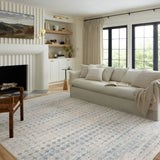 OVERSTOCK RUG - Loloi Kamala Sky / Dove Rug - 5'3" x 7'9"