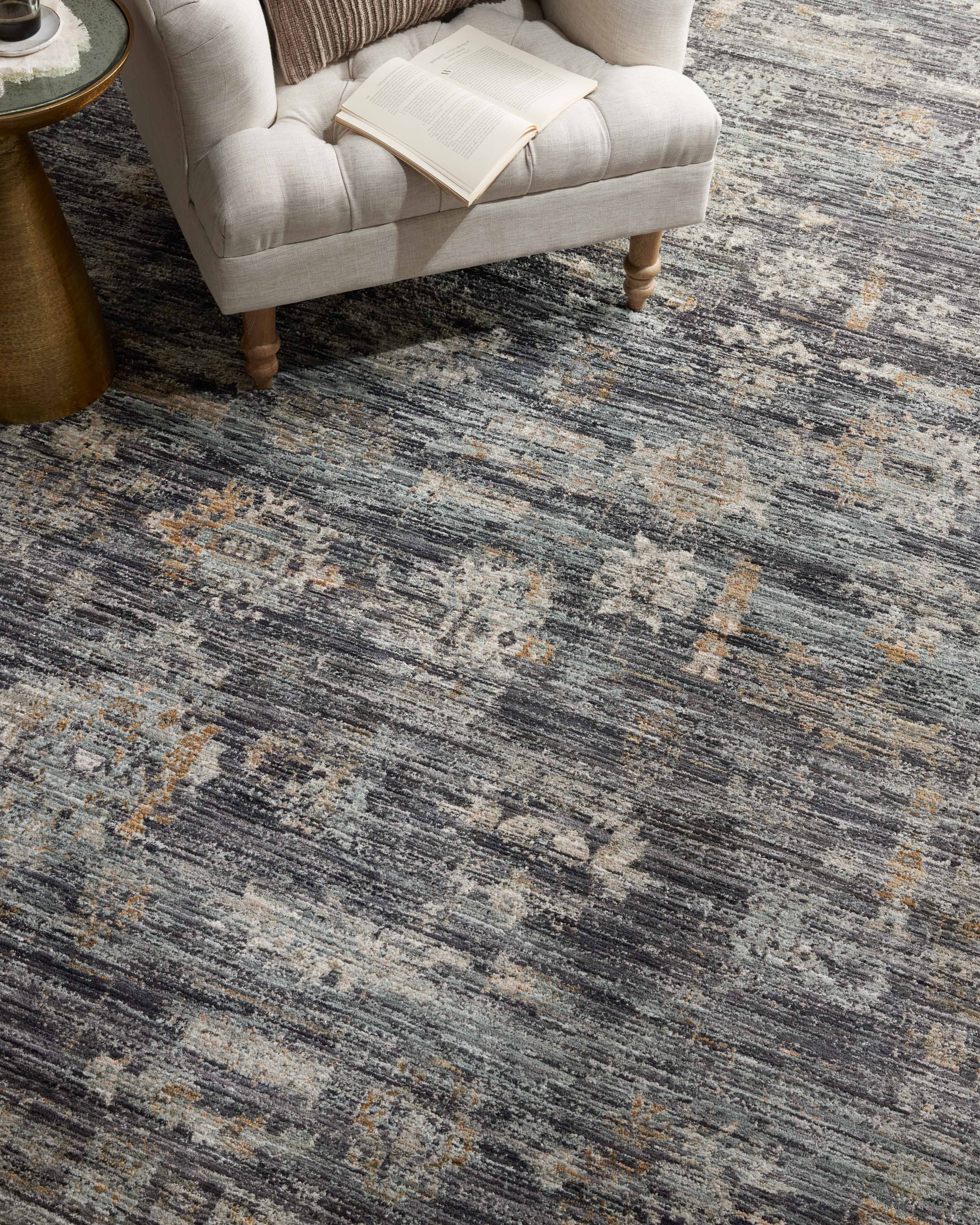 Jean Stoffer x Loloi Katherine Ink / Jade Rug 0-patterned rugs Loloi
