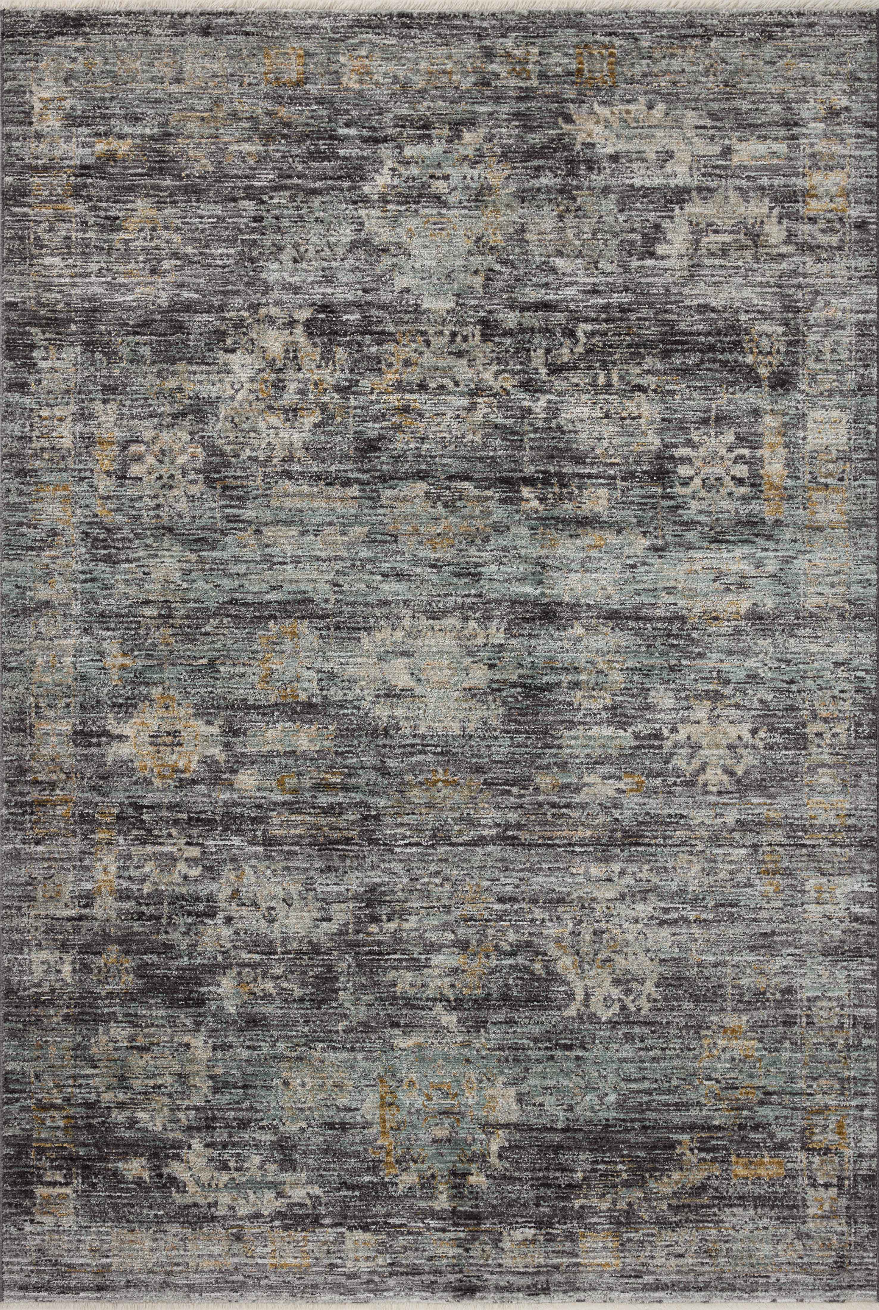 Jean Stoffer x Loloi Katherine Ink / Jade Rug 0-patterned rugs Loloi