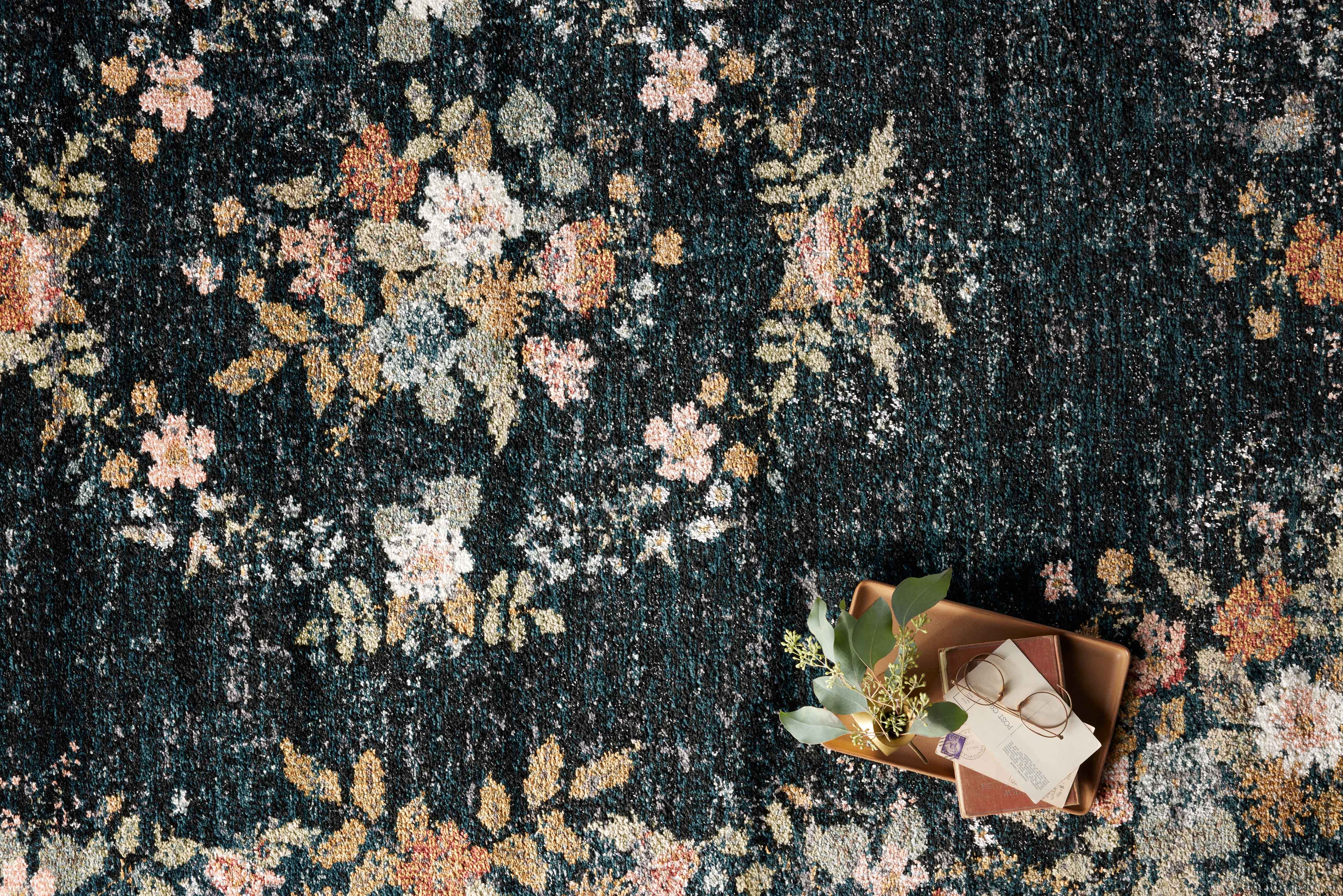 Overstock - Rifle Paper Co. x Loloi Laurel Strawberry Fields Navy Rug IN STORE - Sale Rugs Loloi