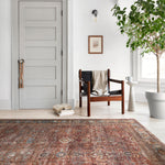 Loloi Layla Brick / Blue Rug - Rug & Weave