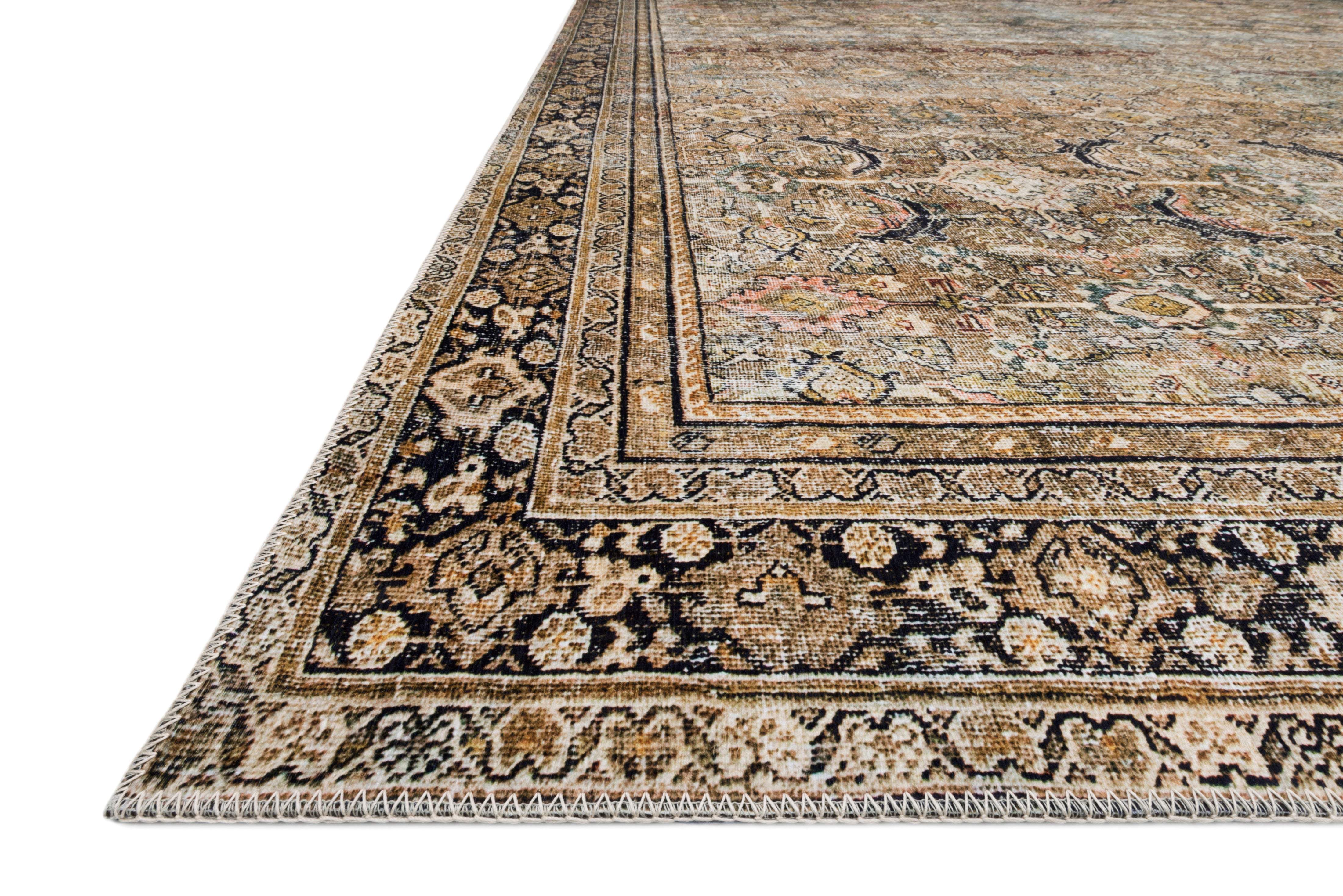 Loloi Layla Olive / Charcoal Rug - Rug & Weave