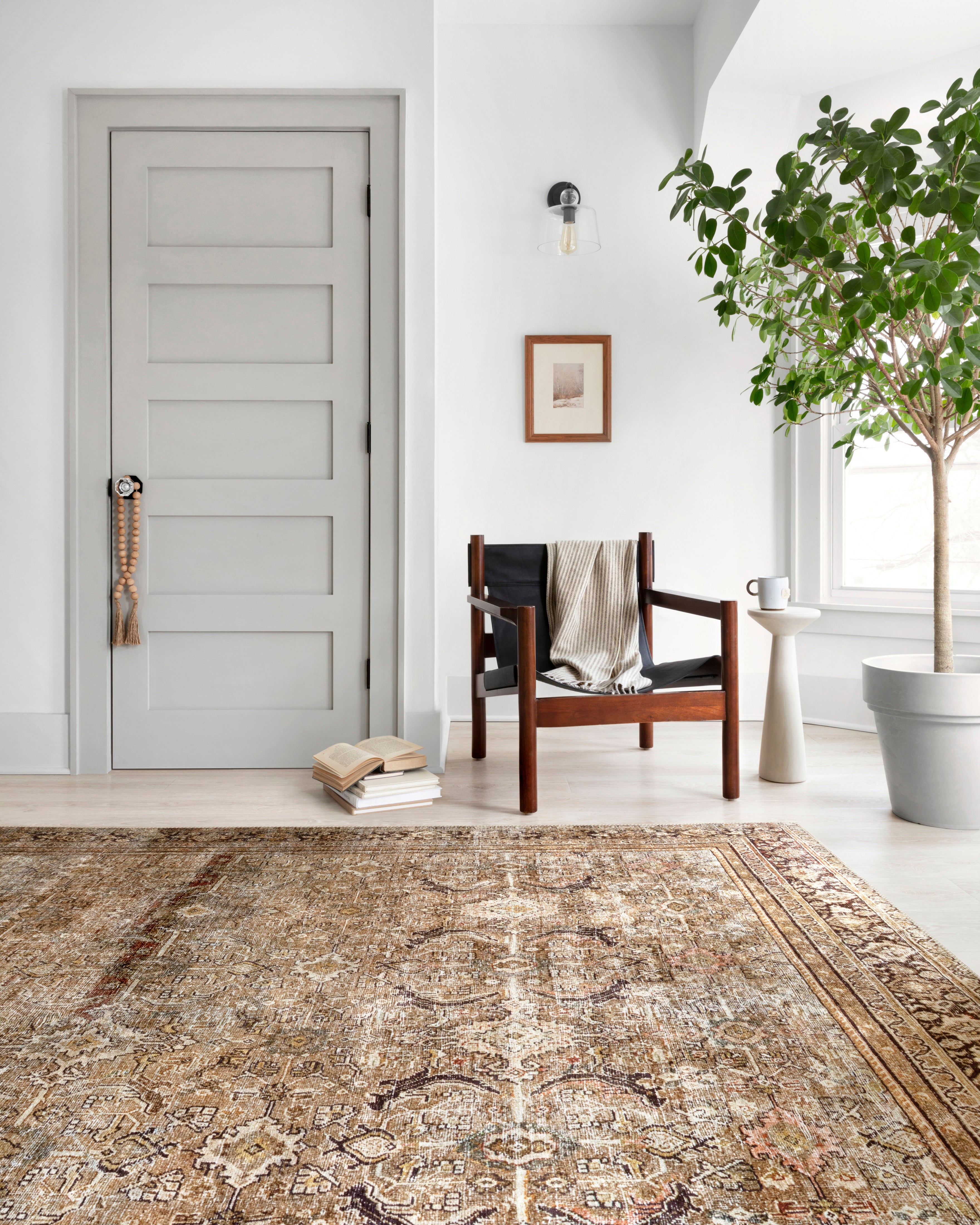 Loloi Layla Olive / Charcoal Rug - Rug & Weave