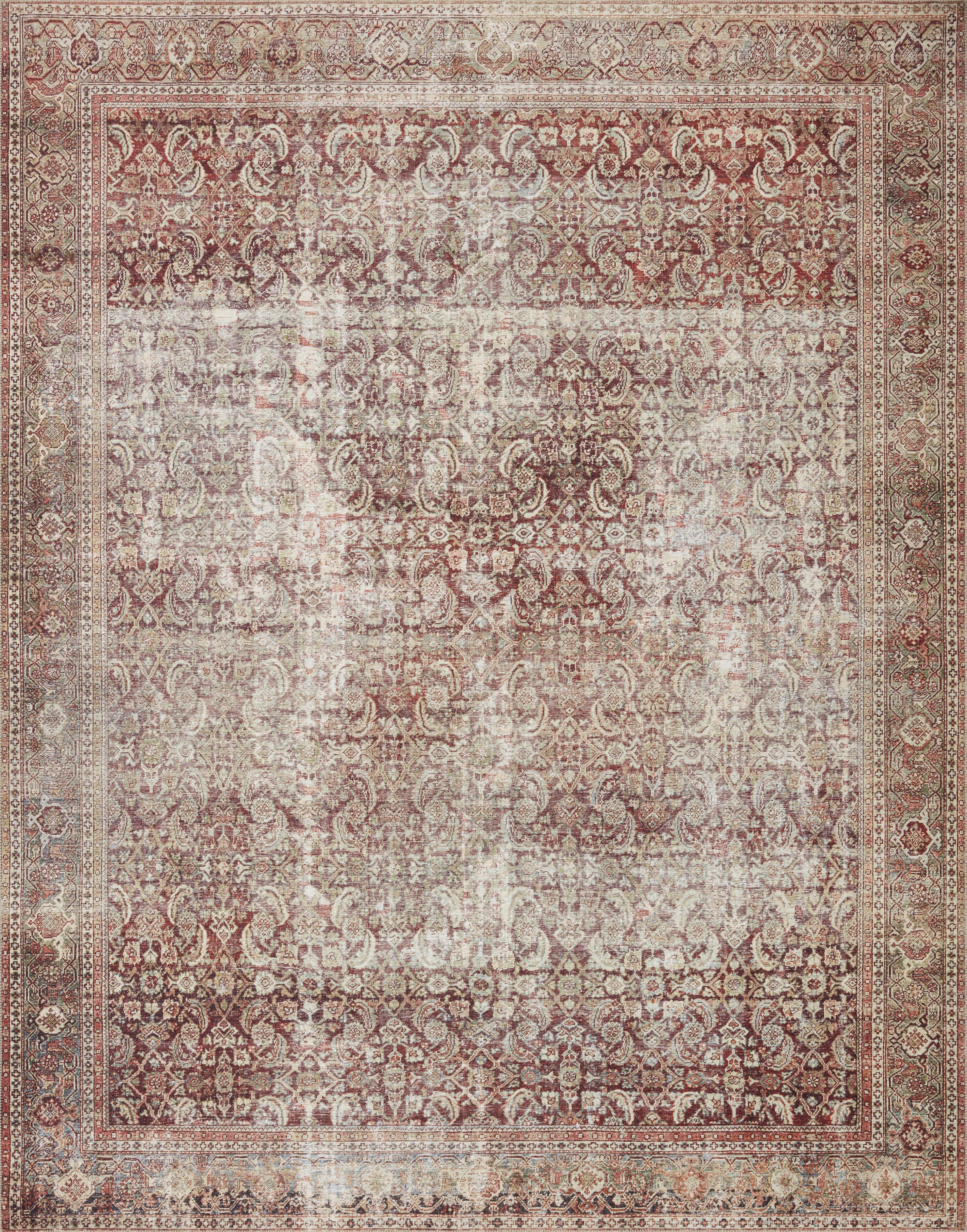 Loloi Layla Cinnamon / Sage Rug - Rug & Weave