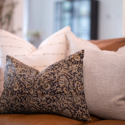 Aja Floral Pillow Cover - Rug & Weave