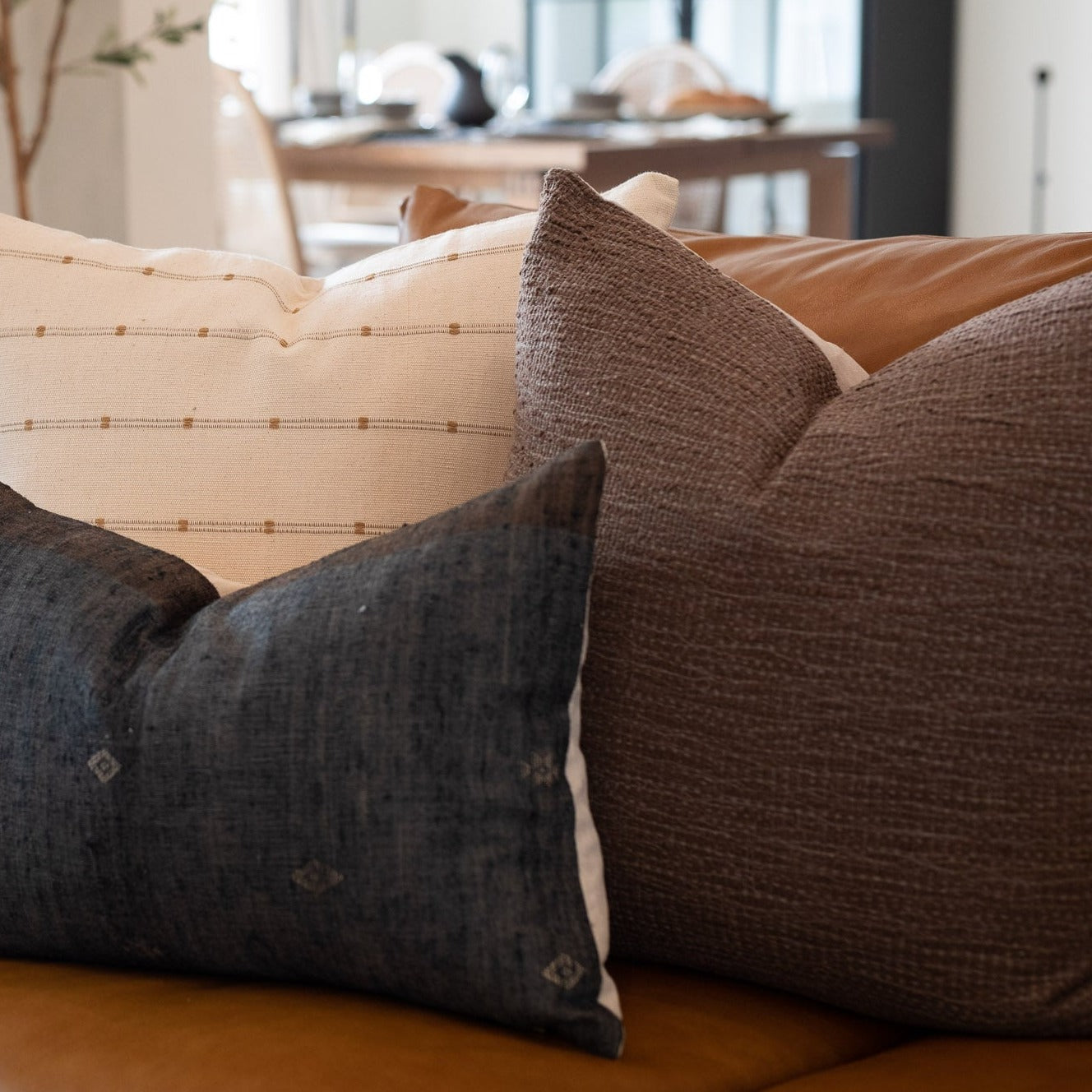 Bruno Woven Pillow Cover - Rug & Weave