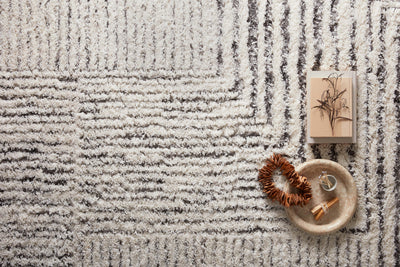 Loloi Levitt Shag Ivory / Grey Rug