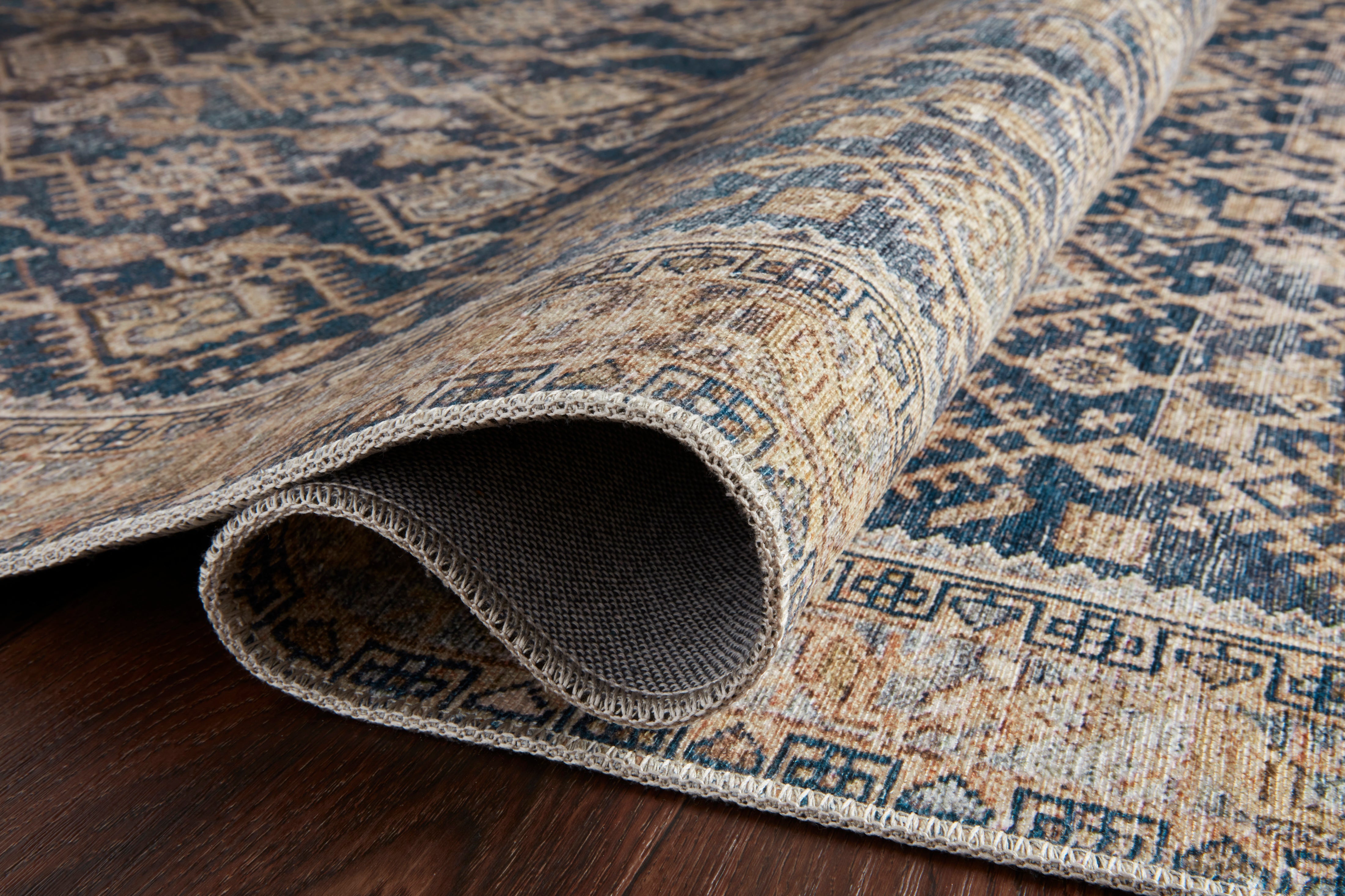Loloi Lenna Indigo / Natural Rug - Rug & Weave