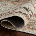 Loloi Lenna Rust / Charcoal Rug - Rug & Weave