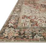 Loloi Lenna Rust / Charcoal Rug - Rug & Weave