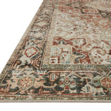 Loloi Lenna Rust / Charcoal Rug - Rug & Weave