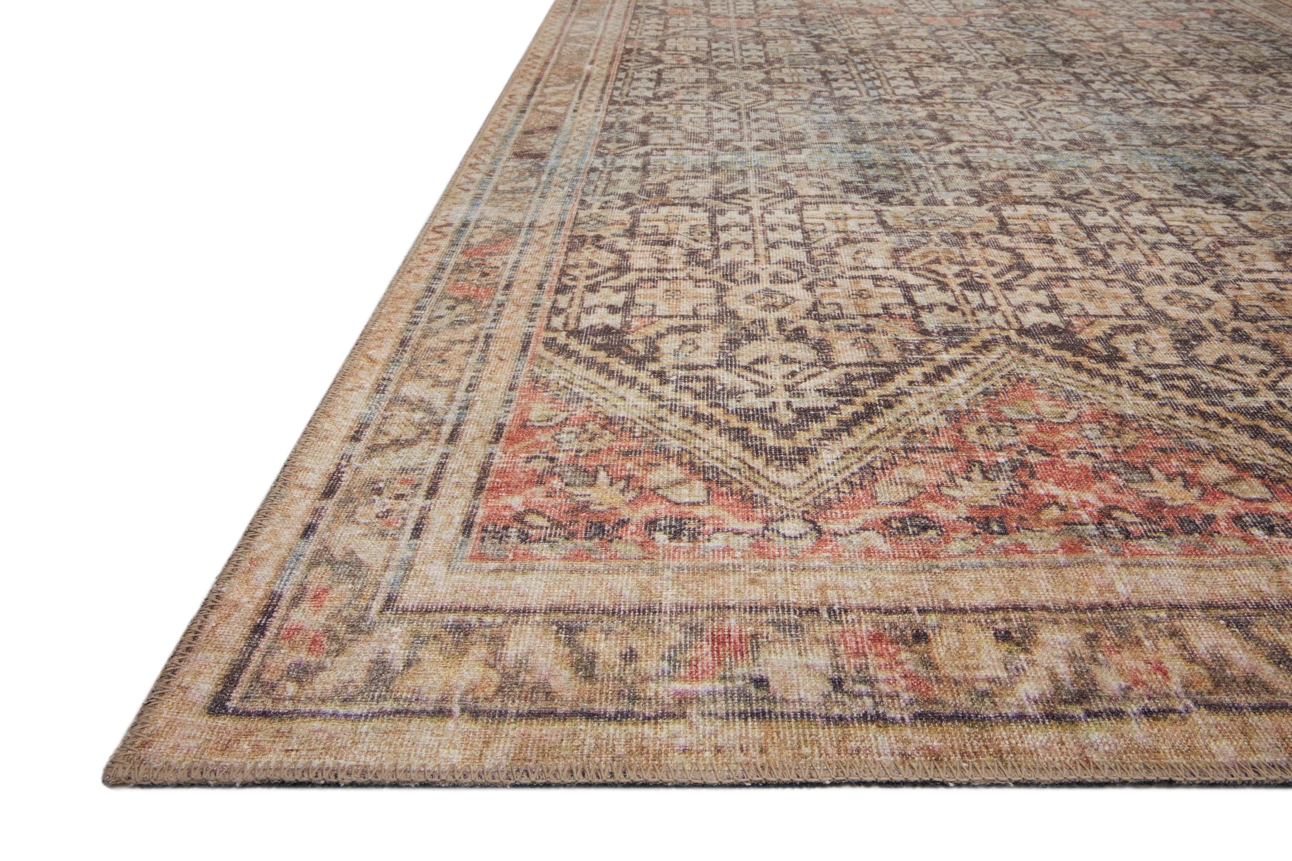 Loloi Loren Charcoal / Multi Rug - Rug & Weave