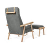 Gus* Modern Labrador Chair & Ottoman - Rug & Weave