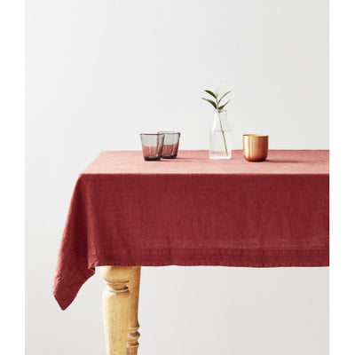 Red Pear Linen Tablecloth - Rug & Weave