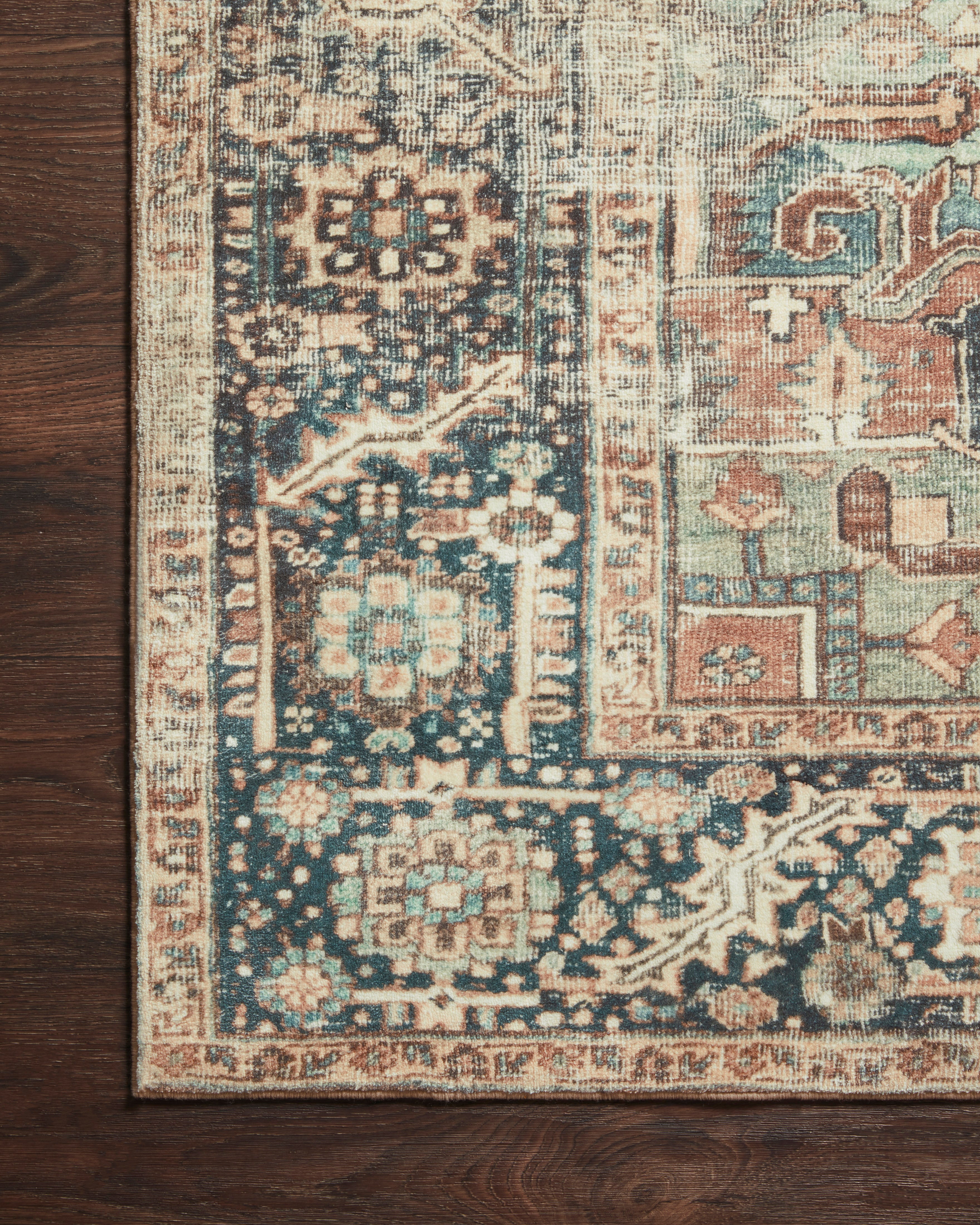 Loloi Margot Terracotta/Lagoon Rug - Rug & Weave