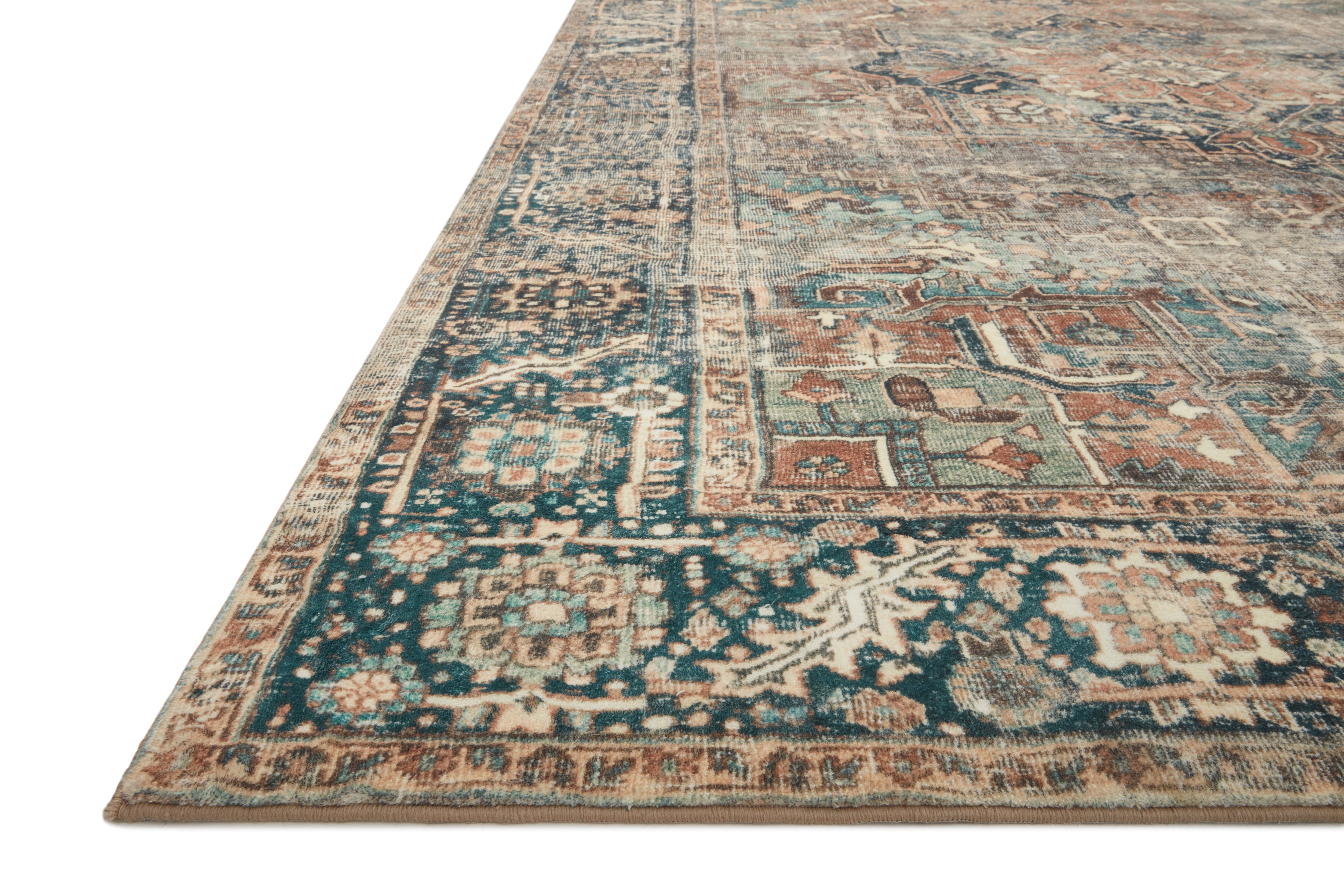 Loloi Margot Terracotta/Lagoon Rug - Rug & Weave