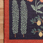 Rifle Paper Co. x Loloi Menagerie Les Fauves Black Rug - Rug & Weave