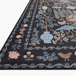 Rifle Paper Co. X Loloi/ Menagerie Camont Black Rug - Rug & Weave