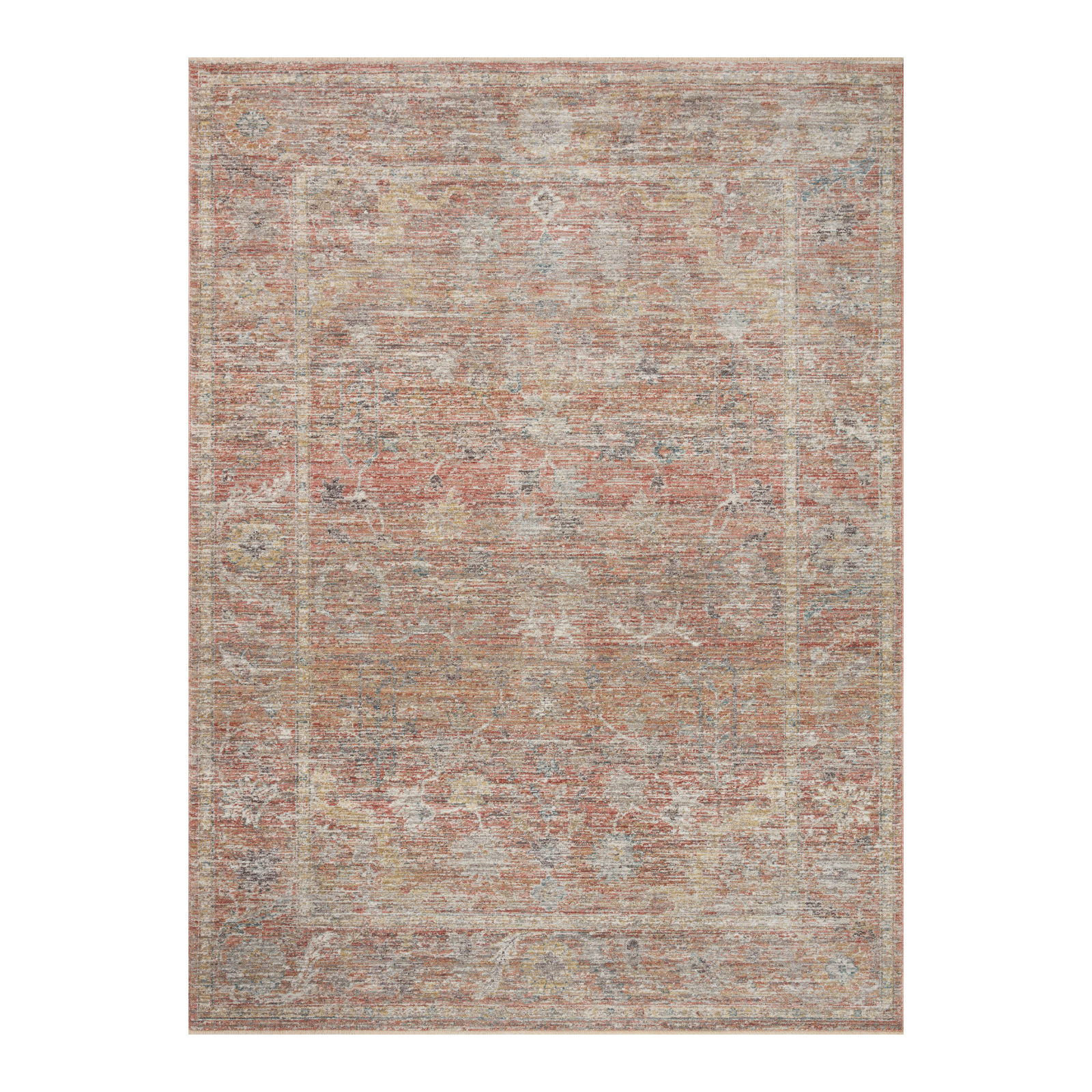 Magnolia Home by Joanna Gaines x Loloi Millie Sunset / Multi Rug 0-patterned rugs Loloi 18" x 18" Sample