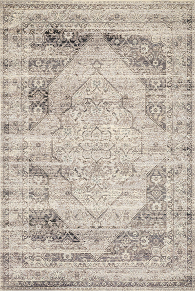 Loloi Mika  Stone / Ivory Rug - Rug & Weave
