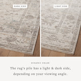 Magnolia Home by Joanna Gaines x Loloi Millie Silver / Dove Rug 0-patterned rugs Loloi