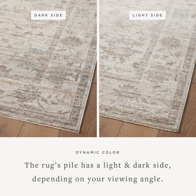 Magnolia Home by Joanna Gaines x Loloi Millie Silver / Dove Rug