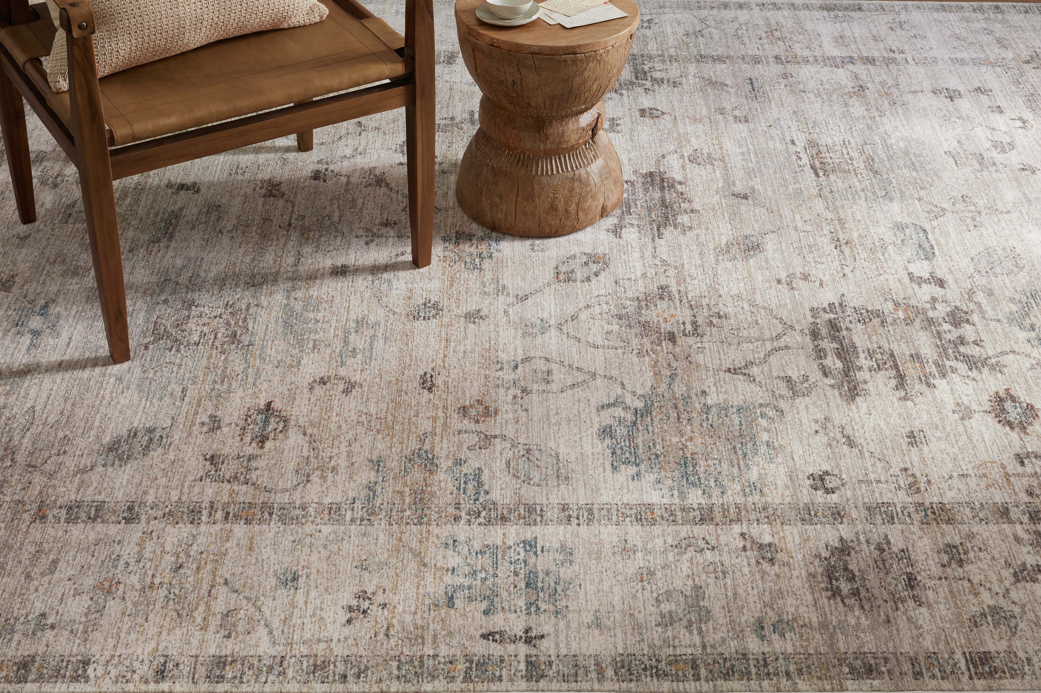 Magnolia Home by Joanna Gaines x Loloi Millie Silver / Dove Rug 0-patterned rugs Loloi