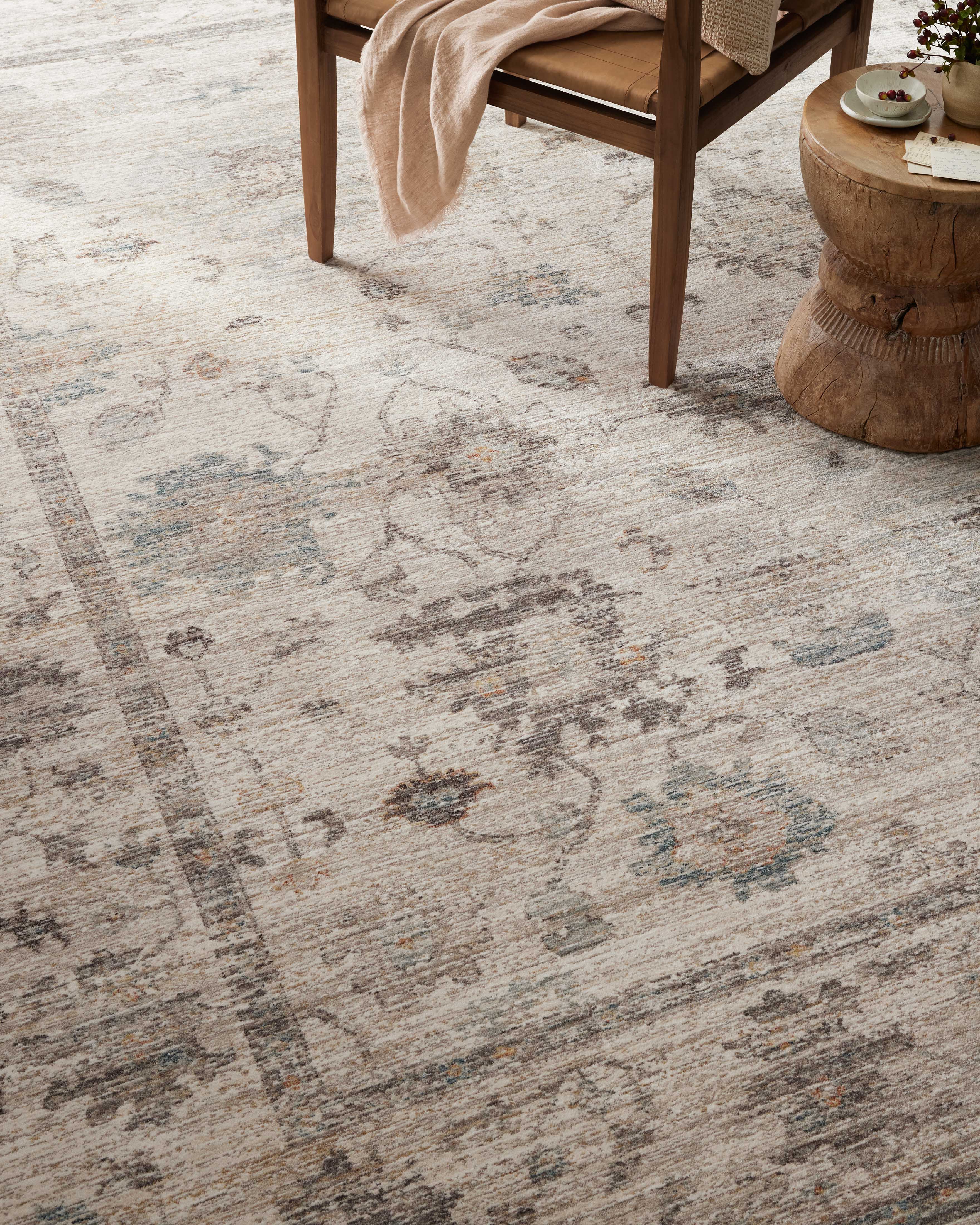 Magnolia Home by Joanna Gaines x Loloi Millie Silver / Dove Rug 0-patterned rugs Loloi