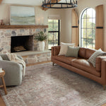 Magnolia Home by Joanna Gaines x Loloi Millie Brick / Fog Rug 0-patterned rugs Loloi