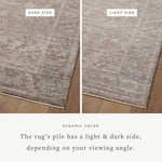 Magnolia Home by Joanna Gaines x Loloi Millie Brick / Fog Rug 0-patterned rugs Loloi