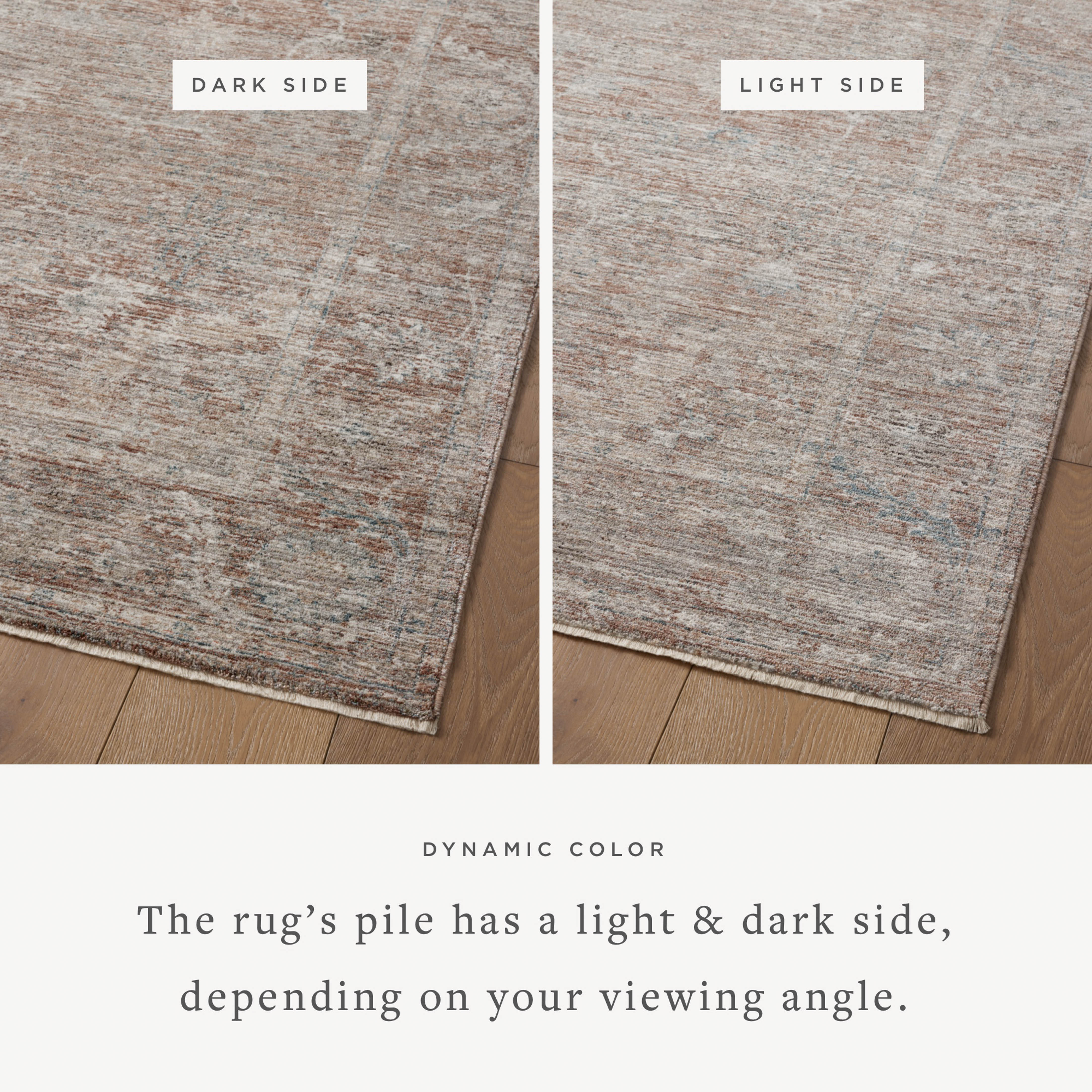 Magnolia Home by Joanna Gaines x Loloi Millie Brick / Fog Rug 0-patterned rugs Loloi