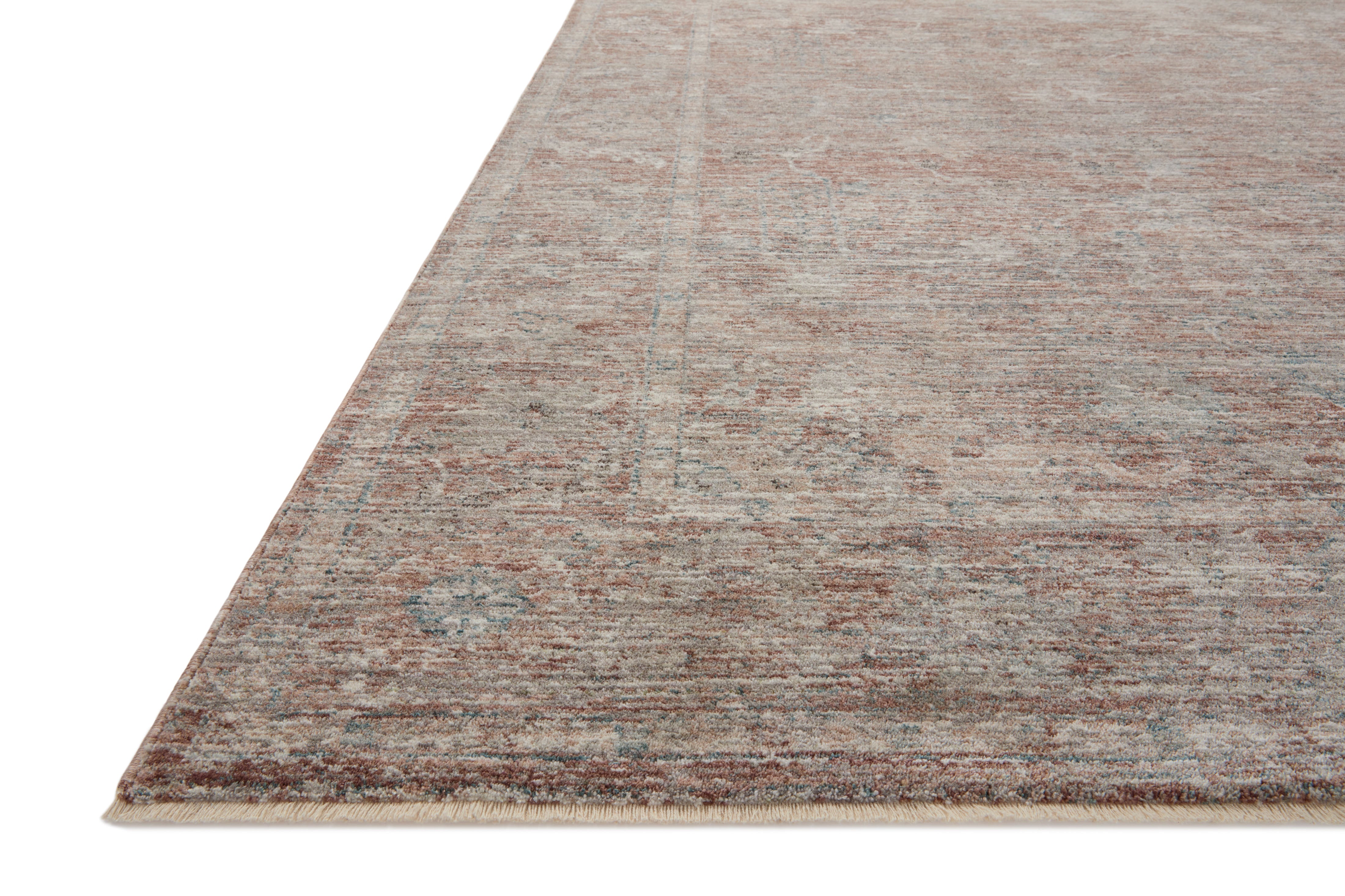 Magnolia Home by Joanna Gaines x Loloi Millie Brick / Fog Rug 0-patterned rugs Loloi