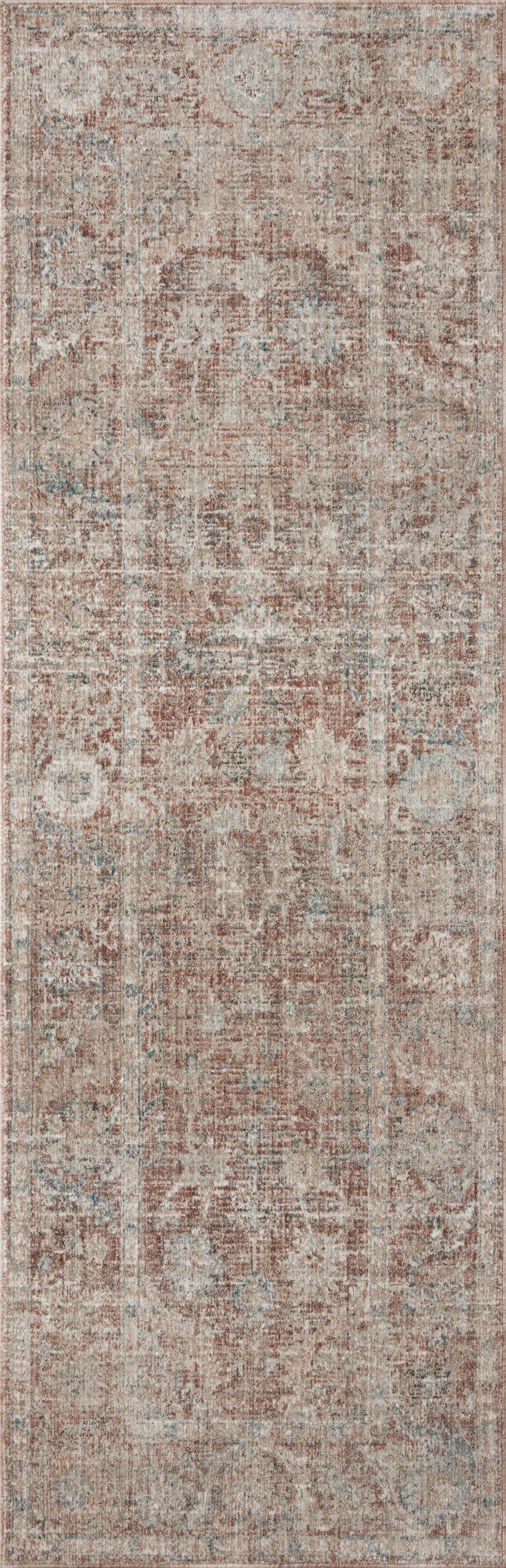 Magnolia Home by Joanna Gaines x Loloi Millie Brick / Fog Rug 0-patterned rugs Loloi