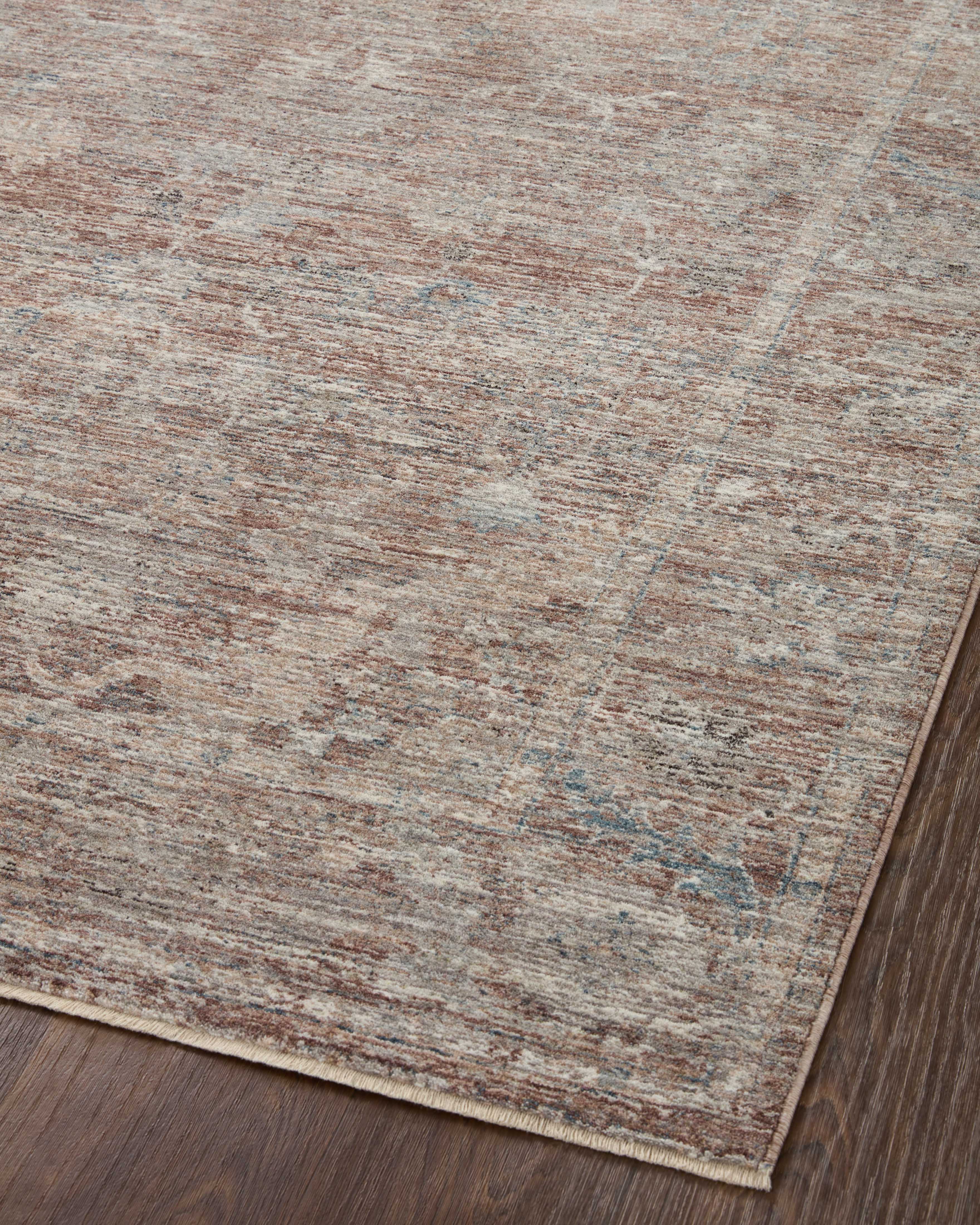 Magnolia Home by Joanna Gaines x Loloi Millie Brick / Fog Rug 0-patterned rugs Loloi
