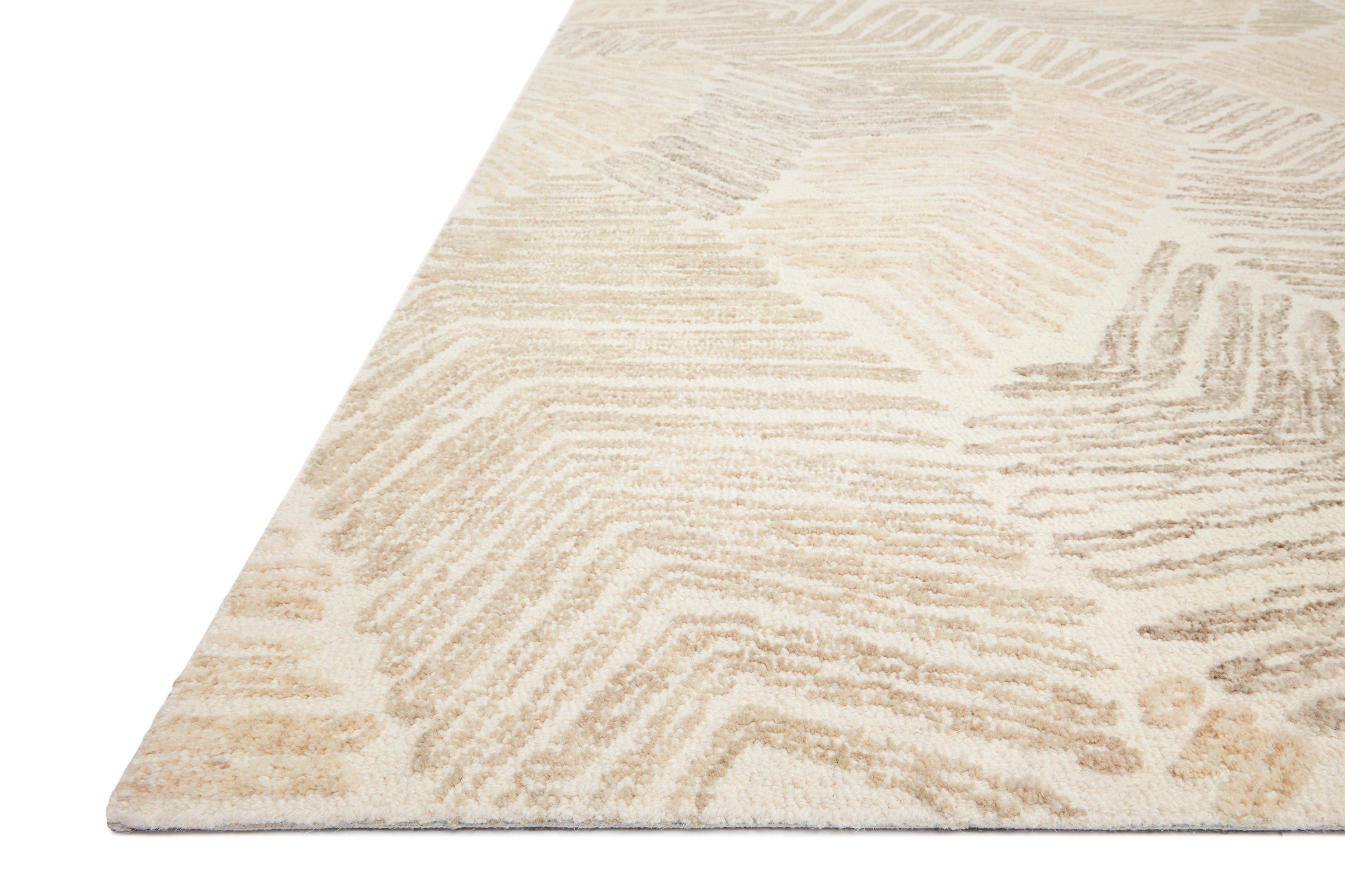 Loloi Milo Olive / Natural Rug 0-RUGS-wool Loloi