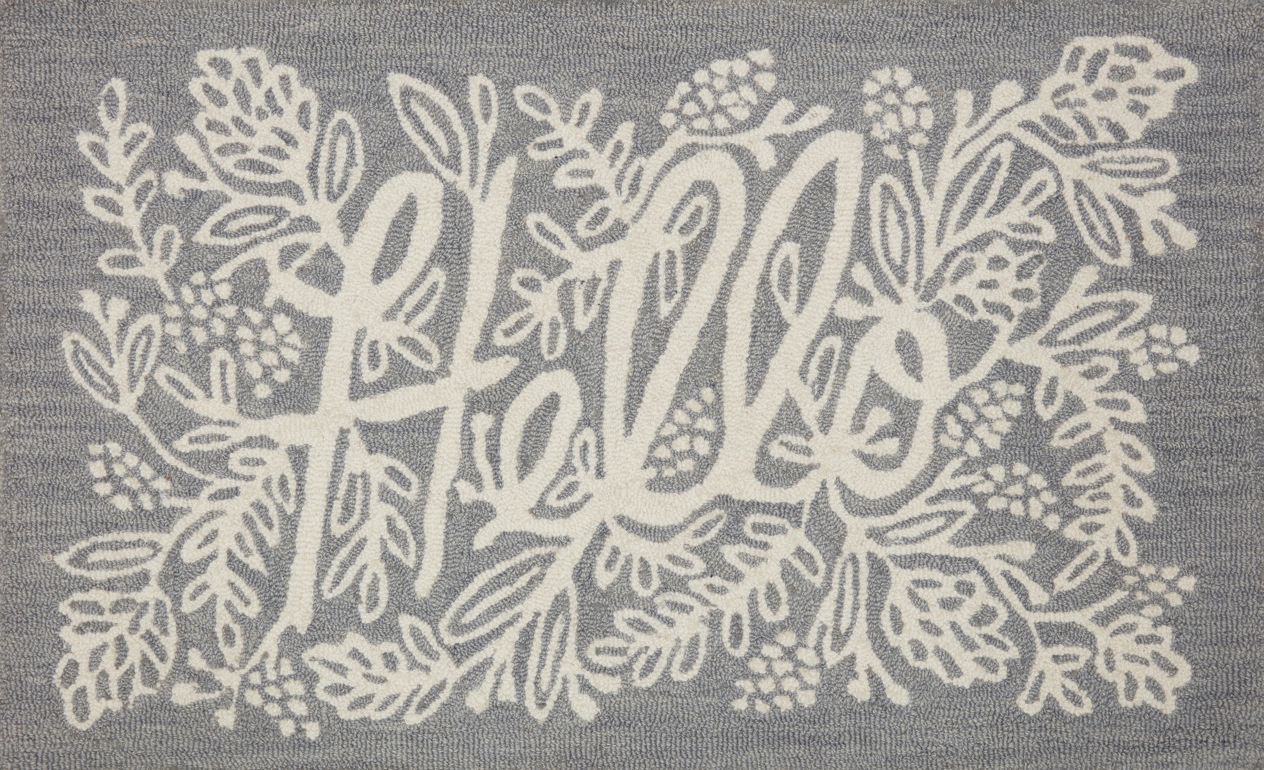 Rifle Paper Co. x Loloi Minnie Hello Grey Rug 3 - RUGS - patterned Loloi