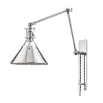 Metal No. 2 Plug-In Wall Sconce - Polished Nickel  - Rug & Weave