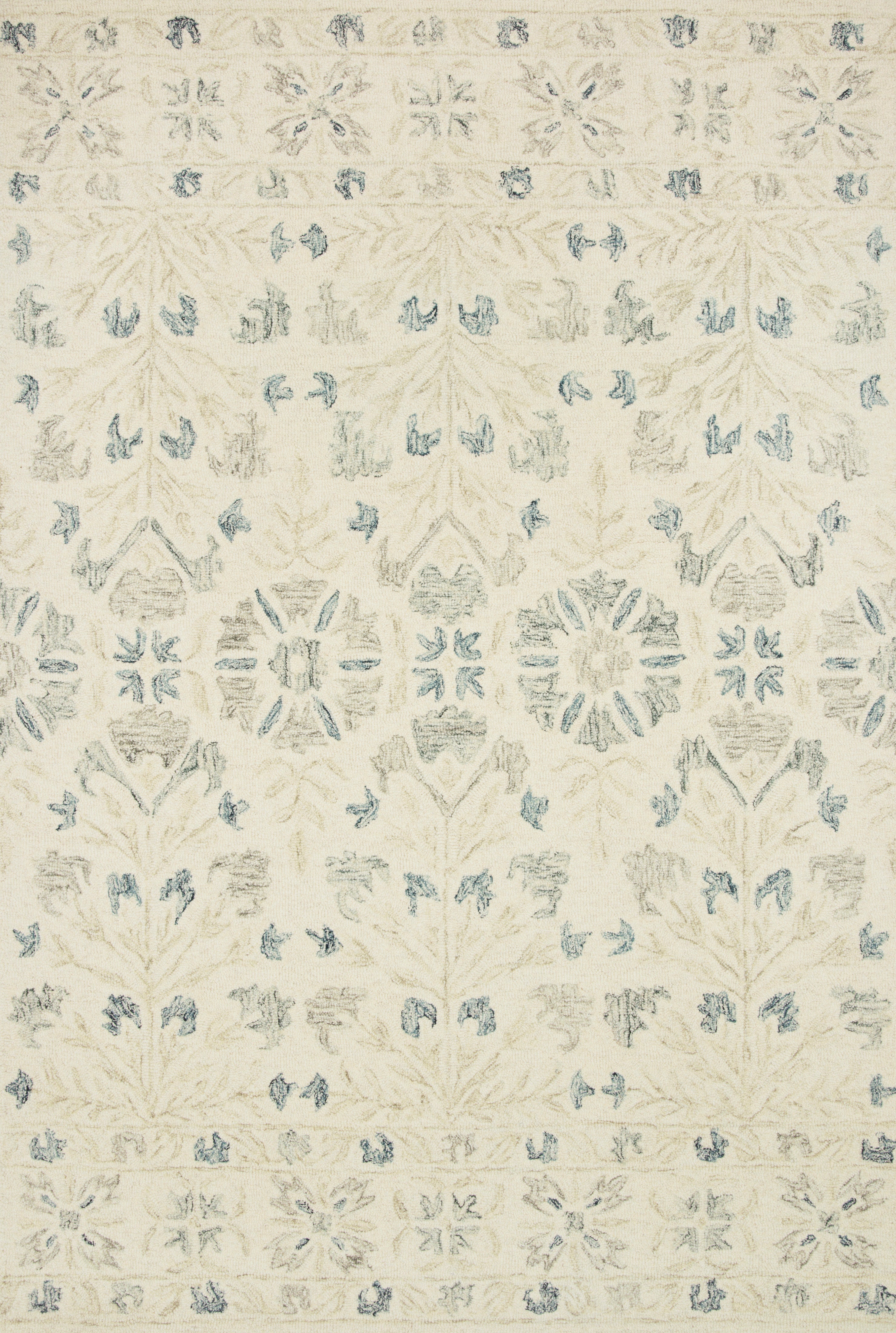 Loloi Norabel Ivory / Grey Rug - Rug & Weave