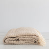 Natural Kantha Stitch Throw Blanket - Rug & Weave