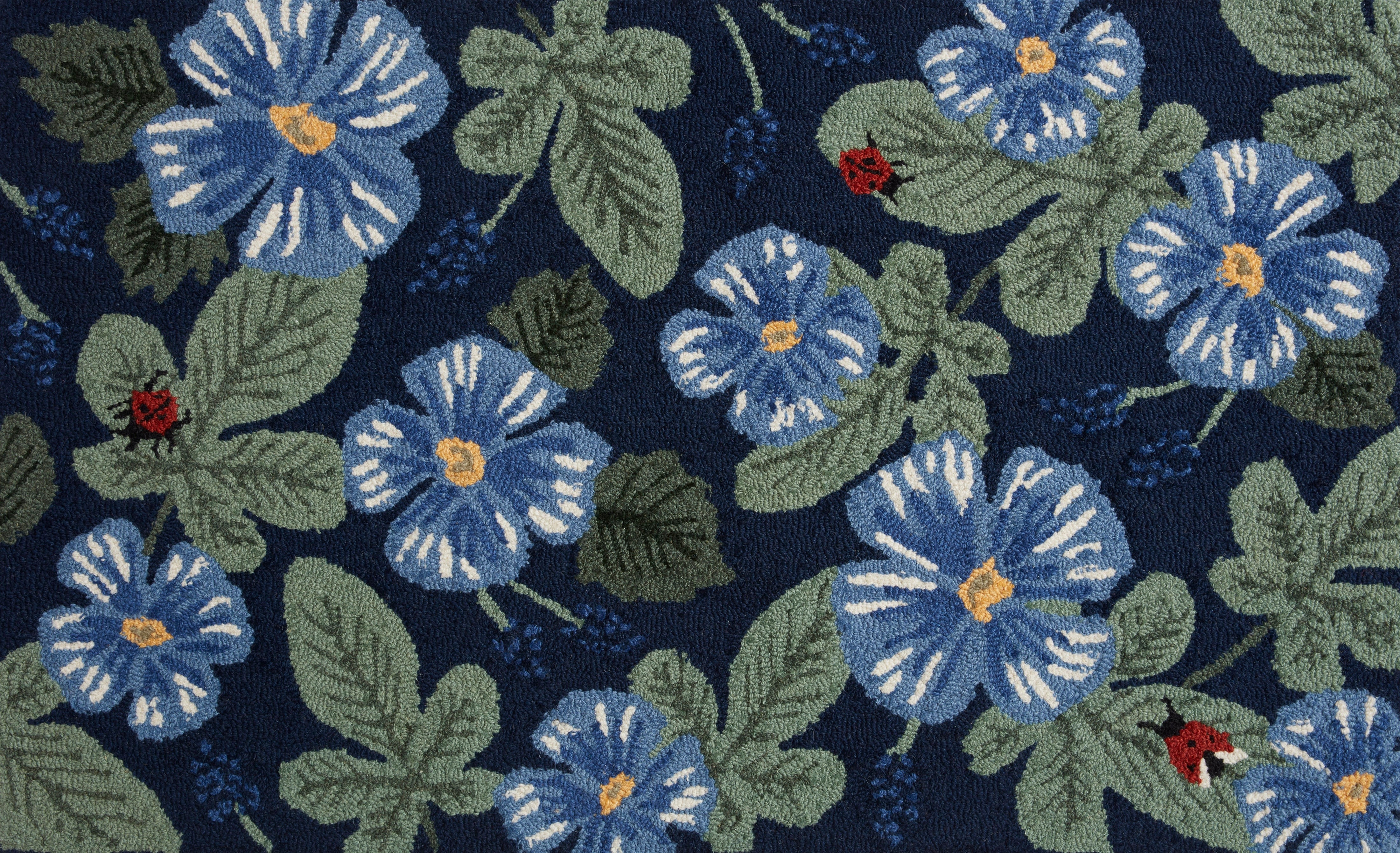 Rifle Paper Co. x Loloi Minnie Fig Leaf Rug 3 - RUGS - patterned Loloi