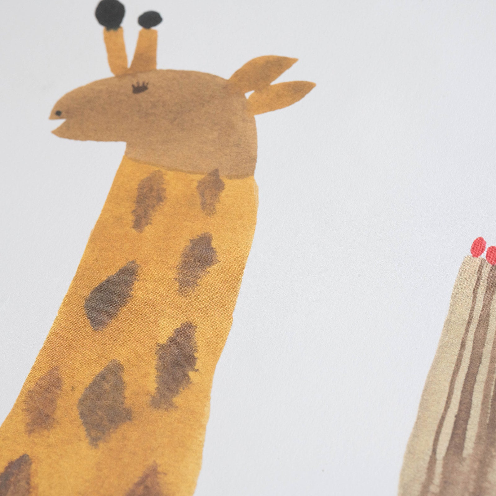 Noah Giraffe Art Poster by Moira Frith - Rug & Weave