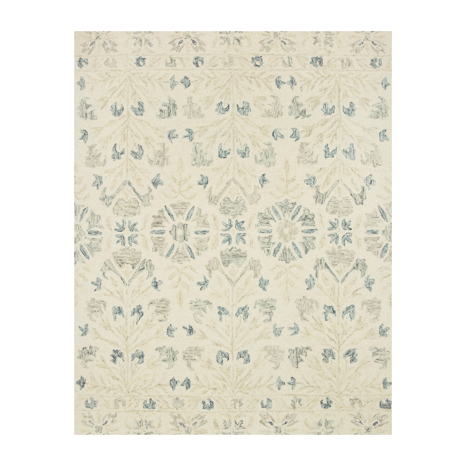 Loloi Norabel Ivory / Grey Rug - Rug & Weave