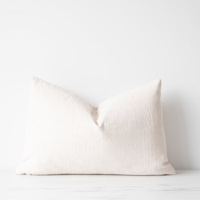 Oatmeal Linen Pillow Cover