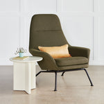 Gus* Modern Odeon End Table - Pearl - Rug & Weave 