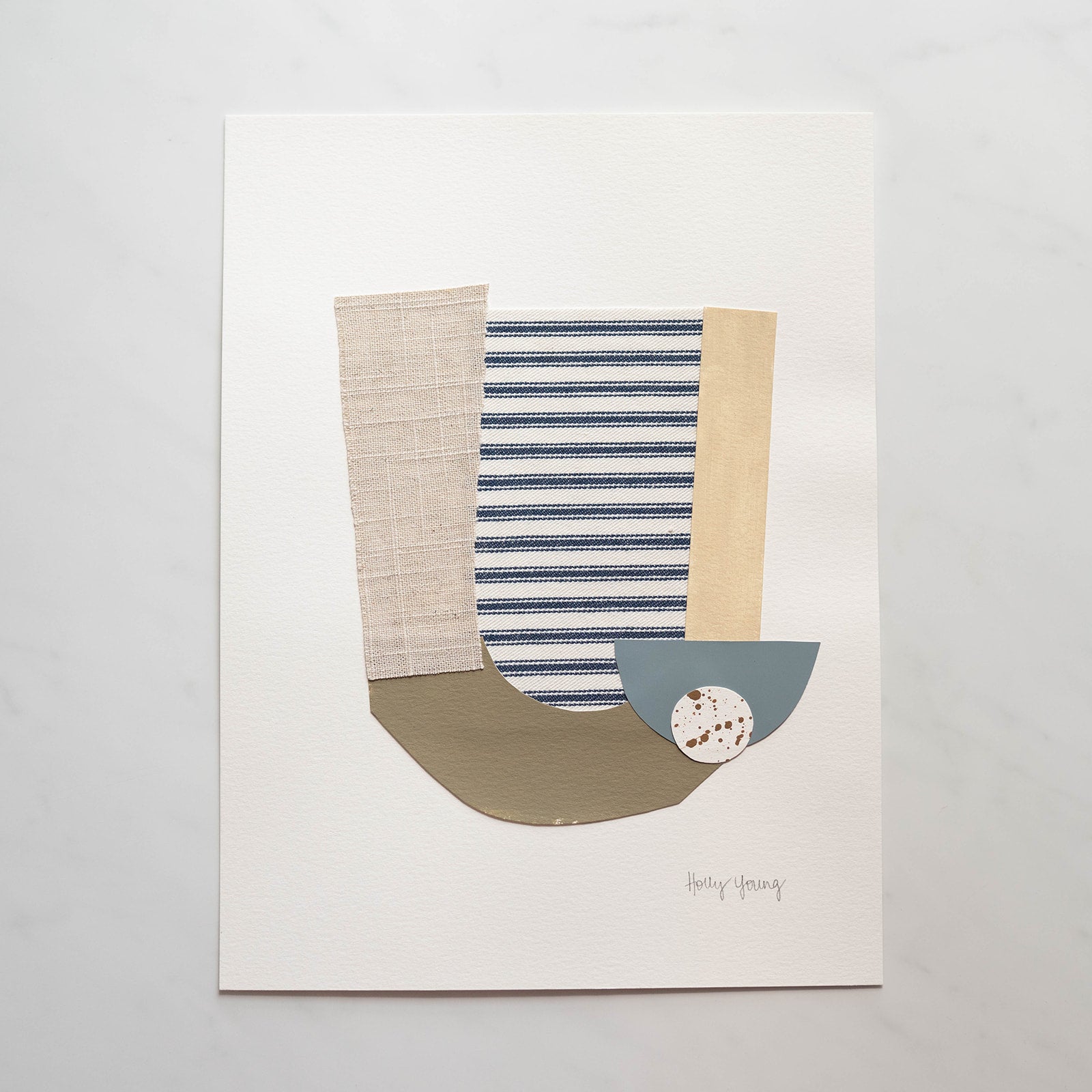"Original Collage No.4" by Holly Young - Rug & Weave