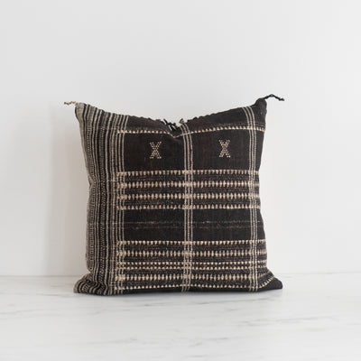 Oxide Bhujodi Fringe Pillow Cover - Rug & Weave