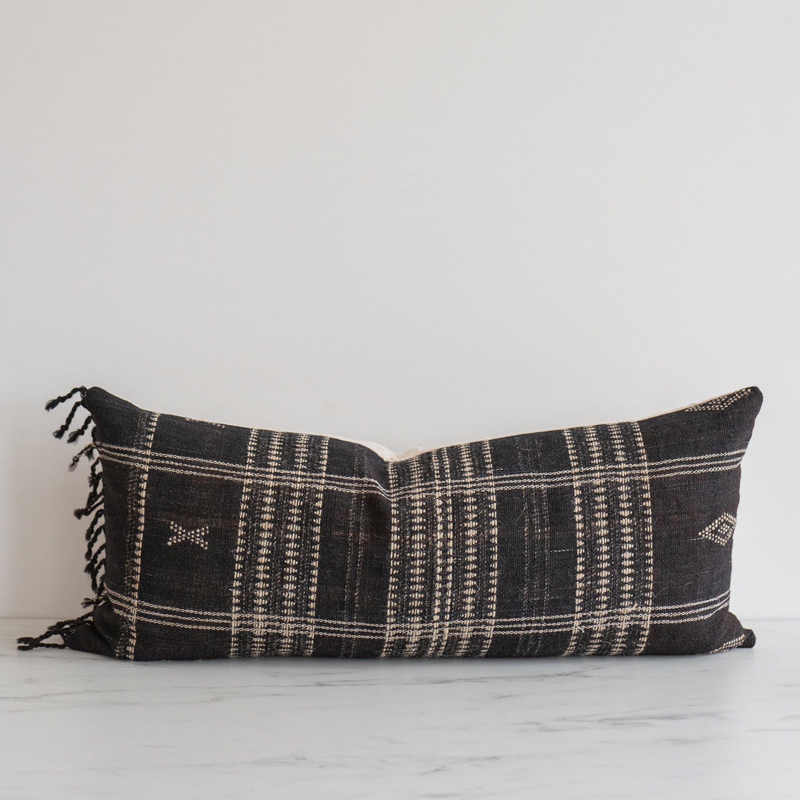 Oxide Bhujodi Long Lumbar Pillow Cover - Rug & Weave