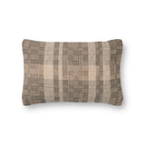 Amber Lewis x Loloi Bea Charcoal / Natural Pillow - Rug & Weave