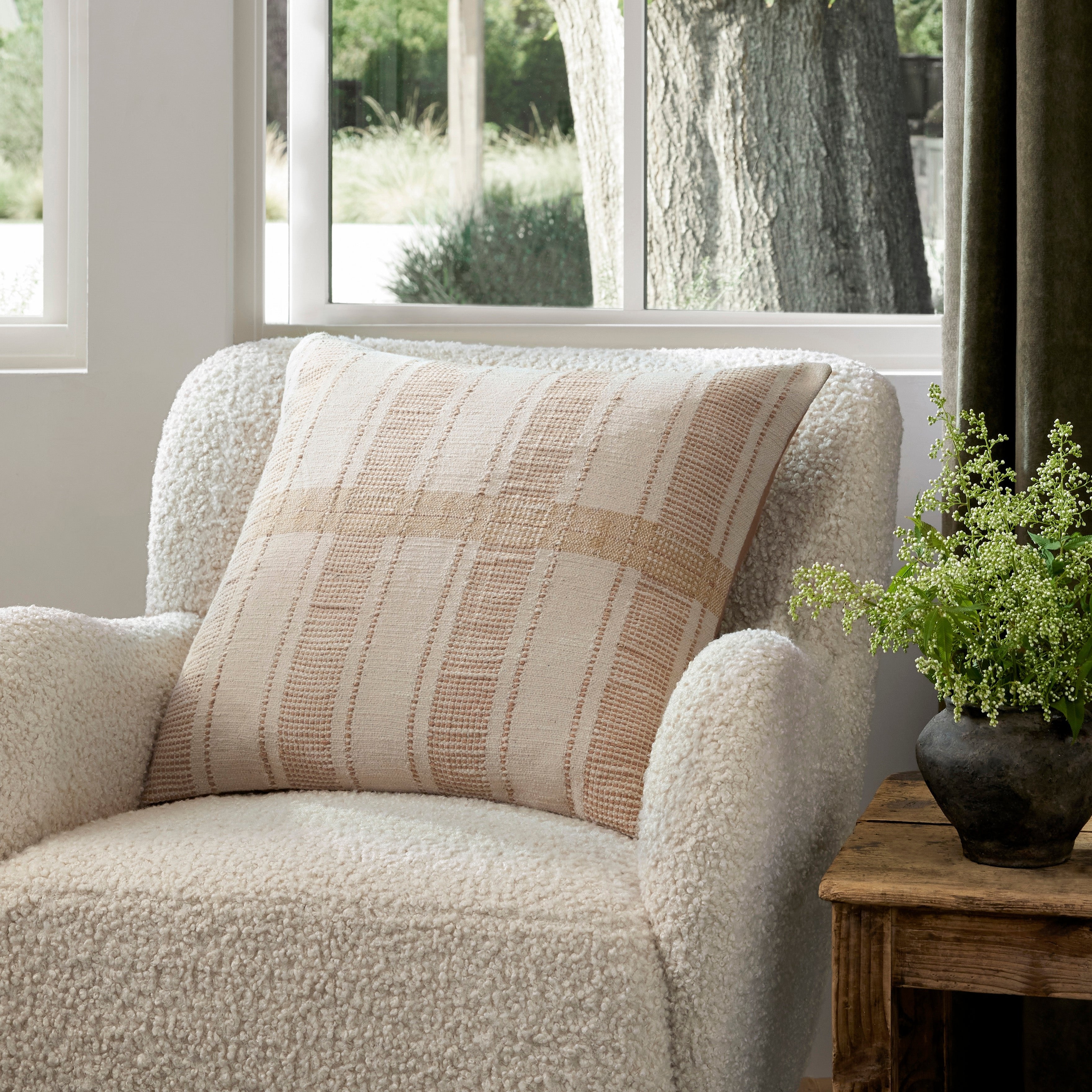 IN-STORE Amber Lewis x Loloi Carmel Pillow Throw Pillow Loloi
